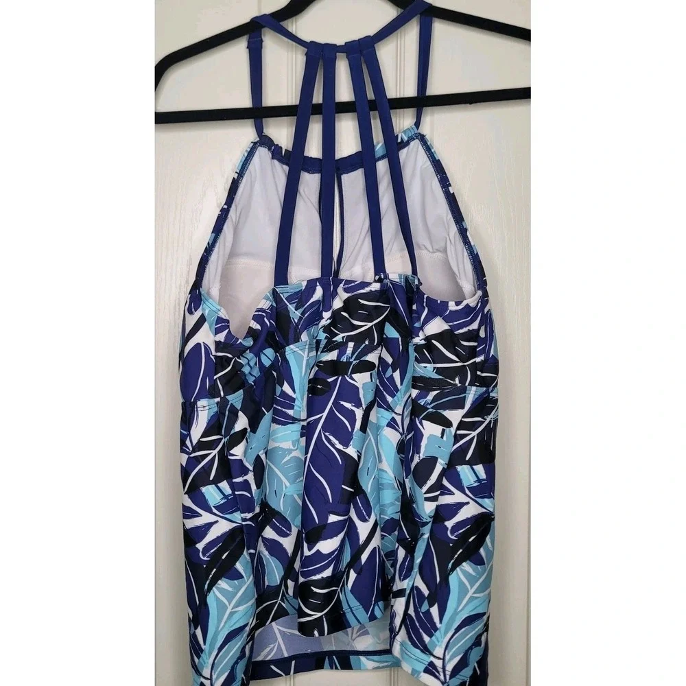 South Point Swim Tankini Tropical Women's Sz 18W Beachy Summer